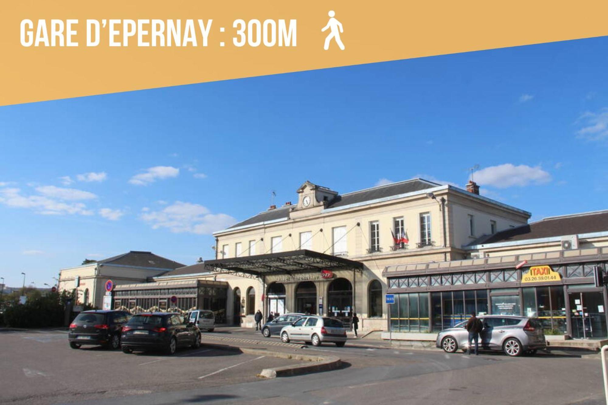 Épernay Gite Urbain - La Bulle De Champagne - Parking מראה חיצוני תמונה